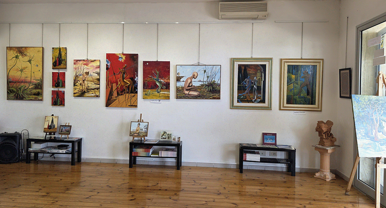Galleria Interart 24 APS Saletta Giorgio de Chirico e Alberto Savino
